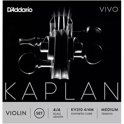 D'Addario Vivo Series Violin String Set 4/4 Size Medium • $76.99