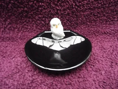 Wade Whimsies Whimtray / Dish ( Black ) With Whimsieland Owl Excellent Condition • £24.99