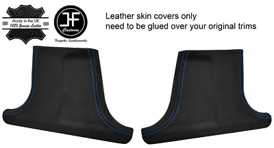 Blue St.2x Lower B Pillar Leather Covers Fits Mercedes W202 C Class Saloon 93-00 • $168.29