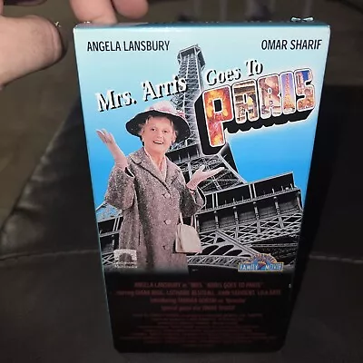 Mrs. Arris Goes To Paris VHS Tape (TV Movie 1992) Angela Lansbury FREE SHIPPING • $24.30