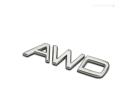 For VOLVO AWD Silver Chrome Rear Boot Trunk Emblem Sticker Letter Badge XC40 • $17.95