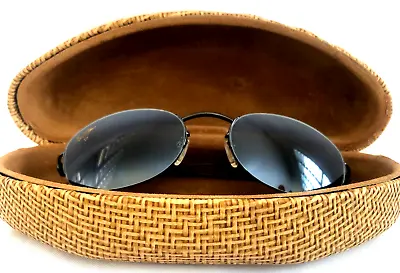 MAUI JIM BIKINI SUNGLASSES Gunmetal Titanium W/ Grey Polarized Lenses MJ 507-02 • $499.99