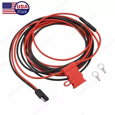 DC Power Cable 10ft For Motorola CM300 CDM1250 XPR4550 Mobile Radios HKN4137A • $10.59