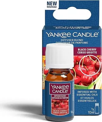 Yankee Candle Ultrasonic Aroma Diffuser Oil | Black Cherry Diffuser Refill | 10 • £6.10