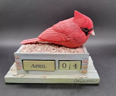 RED CARDINAL Bird Marjolein Bastin Hallmark CALENDAR Figurine!  • $34.99