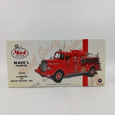 2004 First Gear 1/34 Scale 19-3209 - Mack L Pumper Mack 1 ENGINE Red Diecast  • $99.99