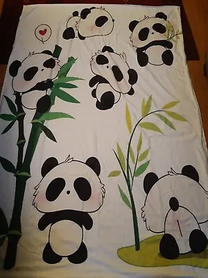 Panda Character Duvet With Pillow Case • £4