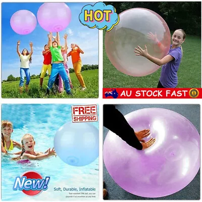 40-120cm Wubble Bubble Ball Firm Water Balloons Inflatable Refillable Stretch IW • $10.52