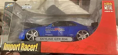 Jada Toys Import Racer 1:24 Motorex Nissan Skyline Gtr R34 Ct13 • $60