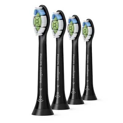 4pc Philips Sonicare Optimal White F/Sonicare Click-On Handles Black Brush Heads • $60