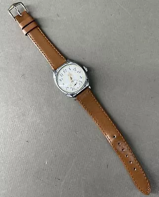 Vintage Waltham Wristwatch With Original Band Genuine Leather • $24.99