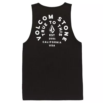 Volcom Men's Tennon Black Sleeveless Tank Top Shirt Clothing Apparel Snowboar... • $29.40
