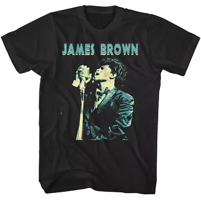James Brown On The Microphone Men's T Shirt • $27.99