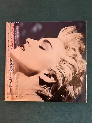 £50 • Buy Madonna -True Blue -Japan Vinyl + OBI & Inlay 