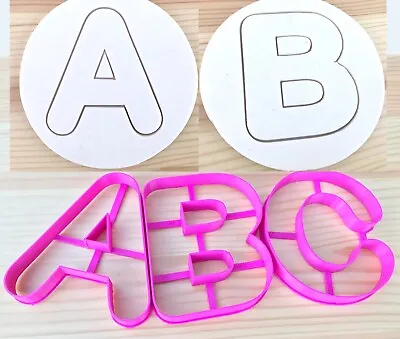 $10 • Buy ABC Cookie Fondant Cutter Cake Mould Large Size 8cm Height Alphabet A To Z