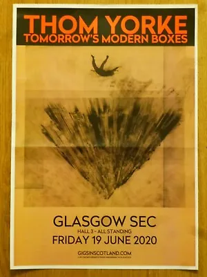 $7.16 • Buy Thom Yorke (Radiohead) - Glasgow June 2020 Live Music Show Concert Gig Poster