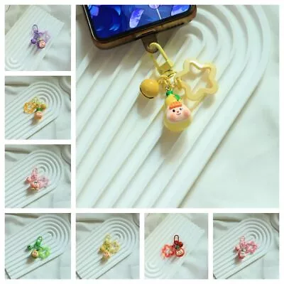 Resin Fruit Keychain Pendant Bell Star Pendant Cartoon   Backpack Decor • $3.91