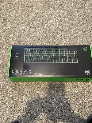 Razer Ornata V3 X Low Profile Gaming Keyboard With Ergonomic Wrist Rest UK • £24