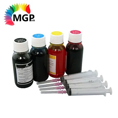 4x100ml Refill Ink Kit Epson BK138 T138 Workforce 845 WF3520/3530/3540/7510/7520 • $21