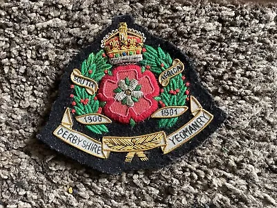 Derbyshire Yeomanry Blazer Badge • £5.99