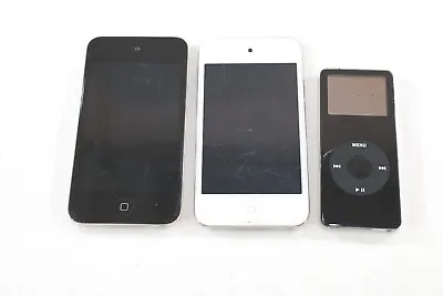 PARTS REPAIR AS-IS UNTESTED Lot 3 Ipods A1137 2GB | A1367 32 GB | A1367 8 GB • $37.50