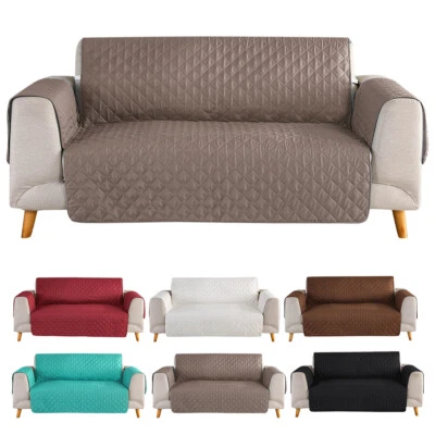 $21.99 • Buy Quilted Microfiber Sofa Cover Chair Couch Slipcover Throw Pet Dog Protector Mat