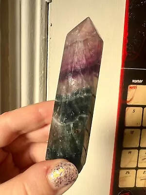 £5 • Buy Rainbow Fluorite Tower