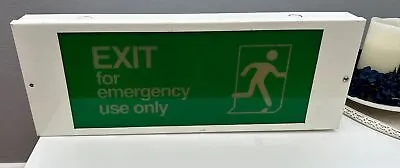 Emergency Exit Light Up Sign *As Found Untested* • £25