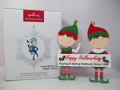 Hallmark 2022 Spinning Snow Miser Ornament Year Without Santa Claus • $47