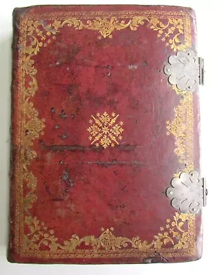 1780 AMAZING BINDING Missale Romanum Senis Antique FOLIO W/ CLASPS • $1285