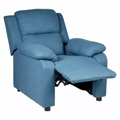 Erika Navy Blue Adult Recliner Sofa Chair Blue Lounge Couch Armchair Furniture • $649