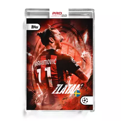 Topps Project 22 - ZLATAN IBRAHIMOVIC (Milan) By Che Heijnen - Print Run 1870 • $34.99