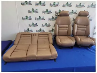 1994-1998 Ford Mustang GT Cobra Convertible Seats Leather Tan Front Back 2526 • $499.99