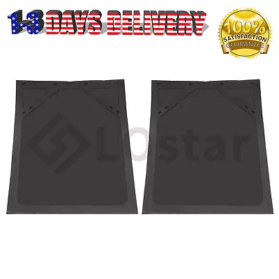 $50.99 • Buy Pair Mud Flaps For Semi Truck Trailer Rubber 30  X 24  Heavy Duty Design Chevron