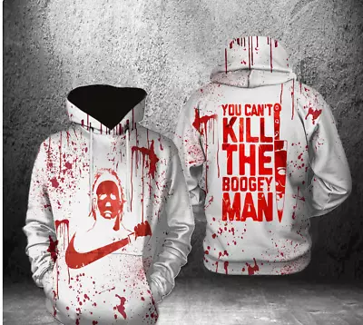 You Can't Kill The Boogey Man Michael Myers Halloween Horror 3D HOODIE • $26.58