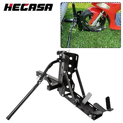 Portable Motorcycle Trailer Carrier Tow Dolly Hauler Rack Hitch 800LBS • $99