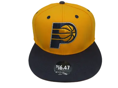 New Indiana Pacers Mens Sizes S/M-L/XL Yellow Superflex Flexfit Hat • $10.95