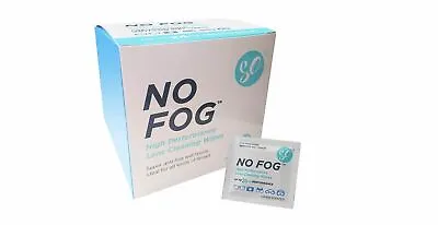 £12.37 • Buy No Fog Lens Cleaning Wipes - 100 Wipes