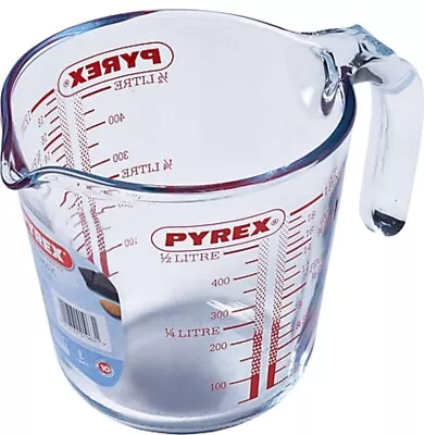 £9.95 • Buy PYREX Clear Measuring Jug 1ltr 0.5ltr 0.25ltr 