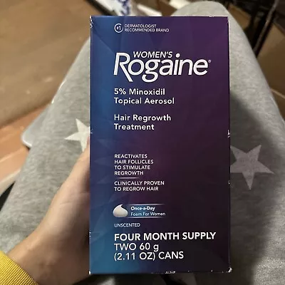 Women's Rogaine FOAM Hair Regrowth Treatment 4 Months EXP 07/2024+ New In Box • $30.99