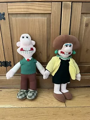 Wallace & Gromit Vintage Soft Toys 1989 2 Figures Plush Collectible • £19.99
