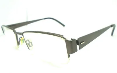 LIGHTEC 6867L MM 040 Grey 52-18-140 By Morel France Half Rim Eyeglasses Frame • $39.49