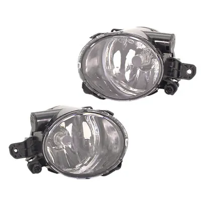 Pair Front Bumper Driving Fog Light Lamp W/ Bulbs For Volvo S80 2007-2013 • $62.24