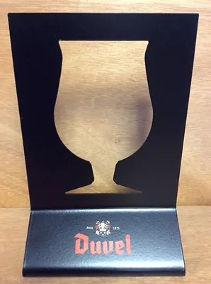 Duvel Table Tent Menu Holder Photo Frame - Heavy Metal Brand New - Free Shipping • $12.95