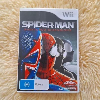 Spider-man Shattered Dimensions - Nintendo Wii Complete With Manual  • $19.95