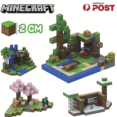 Minecraft Magnetic Building Blocks Set Magnet Children Gift Kids Toy Educational • $129.03