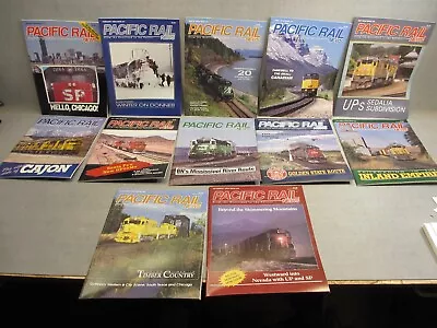 Full Year 1990 Pacific Rail News Railroad Trains Magazines Very Clean 12 Issues • $24.99