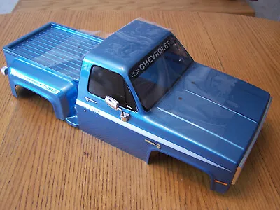 $159.99 • Buy Axial SCX10 III 1982 Chevy K-10 Blue Body W/Front Led Lights PAINT IMPERFECTIONS