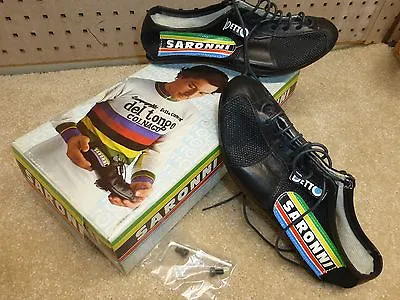 Vintage 1980's - NOS - Detto Pietro Art. 88 -  Saronni  Shoes - Size 37 - Black • $101.26