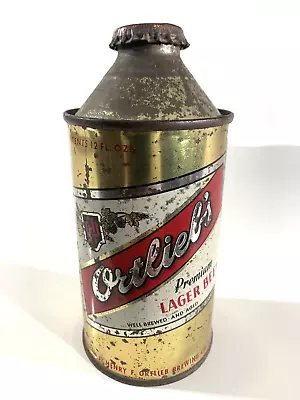 Vintage Ortlieb's Premium Lager  Beer Cone Top Can W/ Keystone Cap • $60